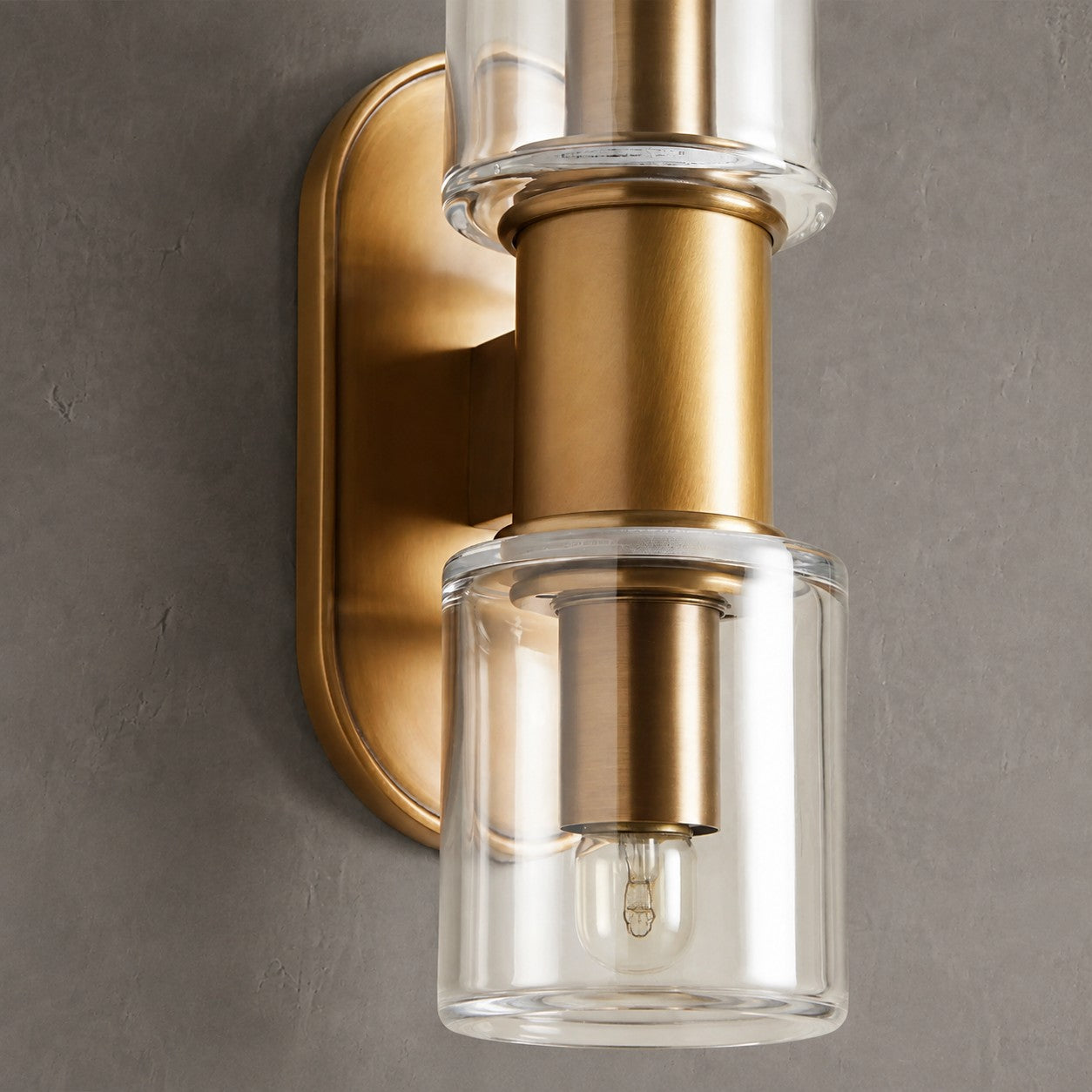 Kelvridge 2-Light Wall Sconce in Clear