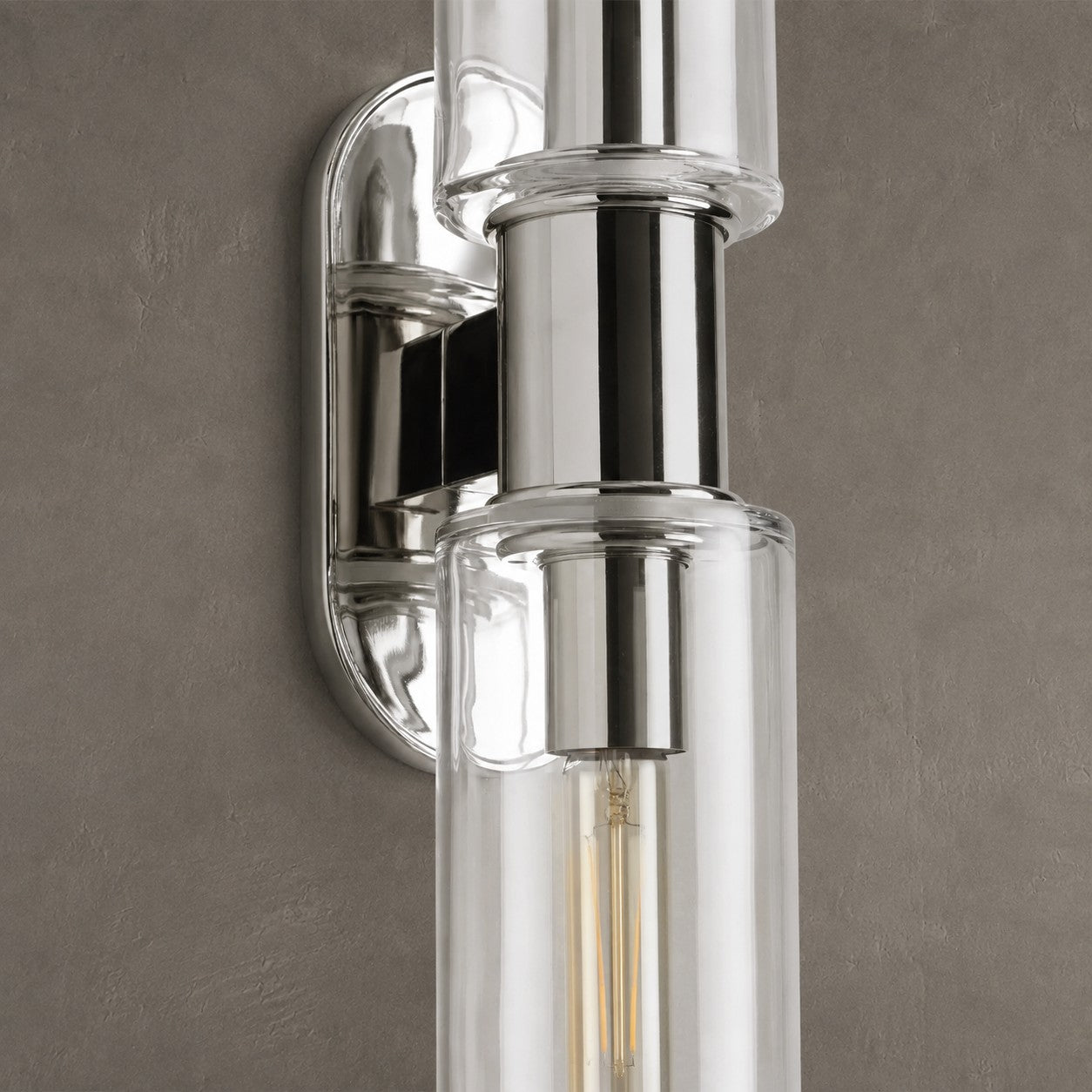 Kelvridge 2-Light Wall Sconce in Clear