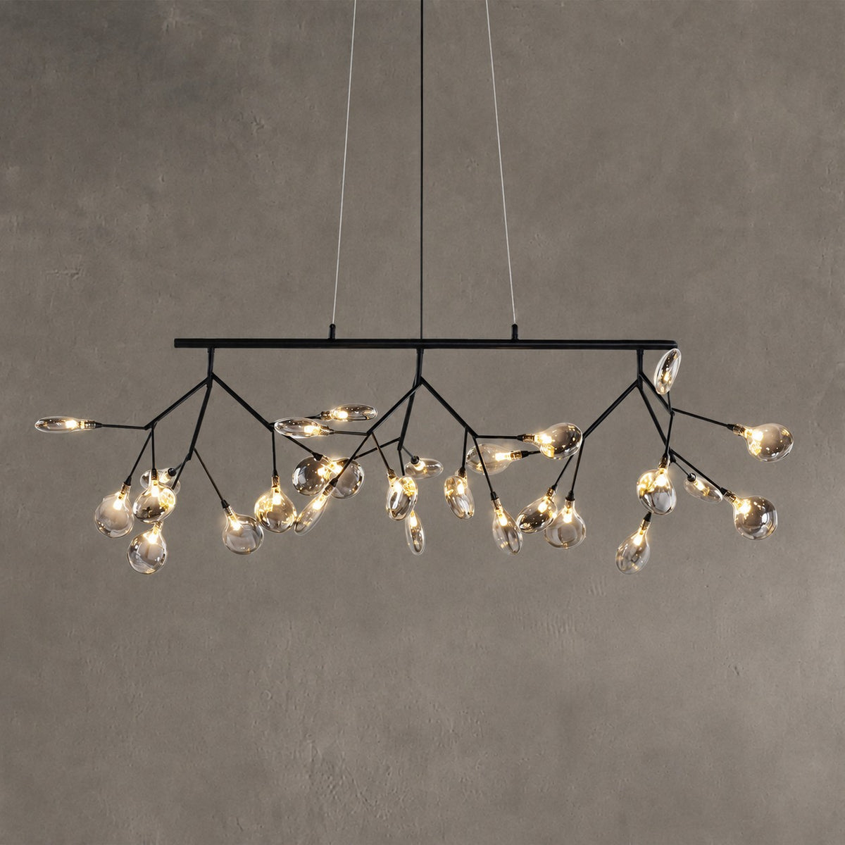 Hazel Smoke Acrylic Branch Chandelier