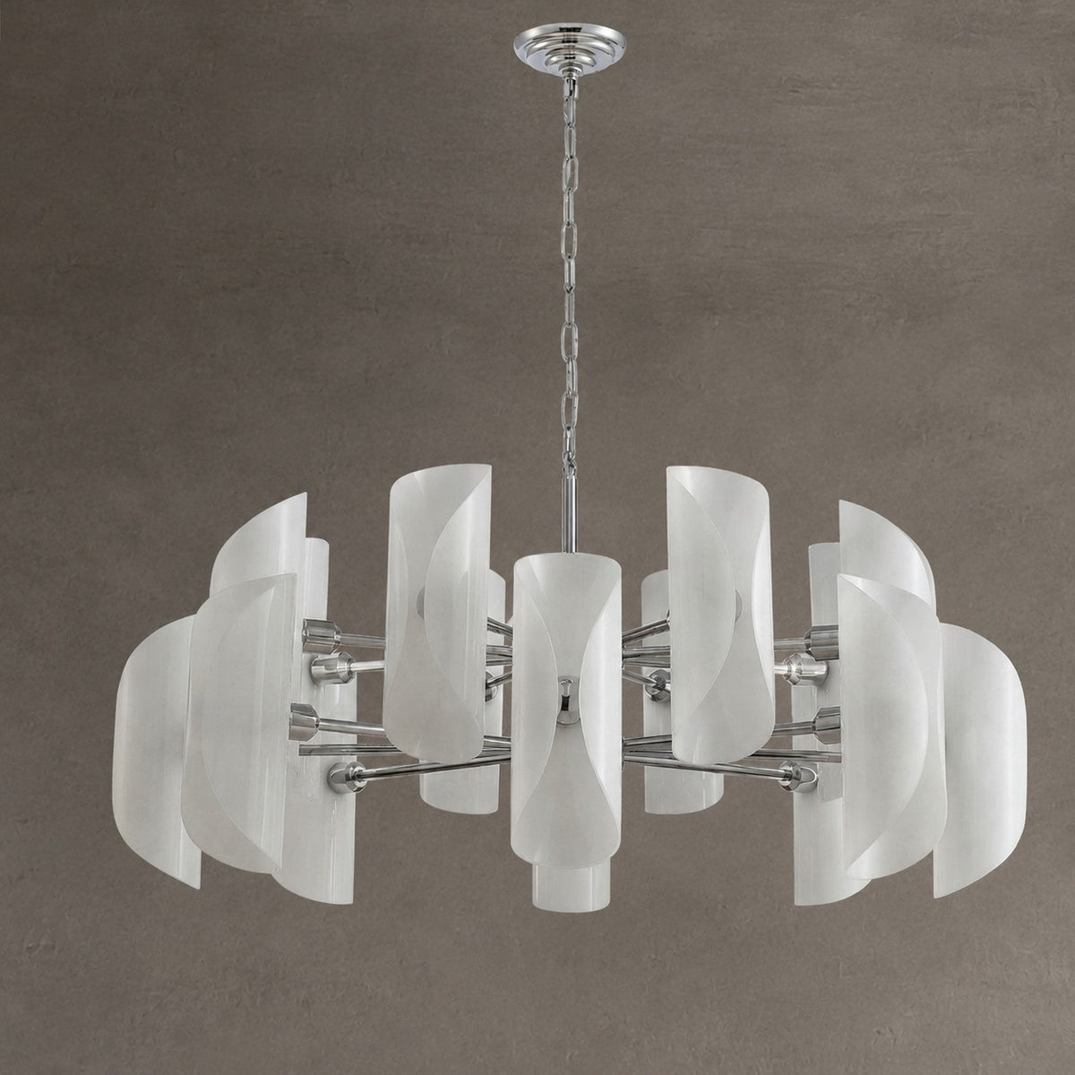 Helena Glamorous Glass Light Pendant 39"