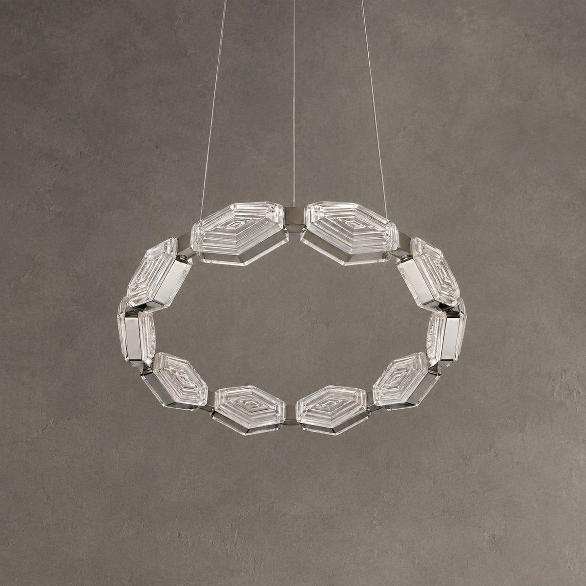 Hexon Foyer Chandelier Contemporary