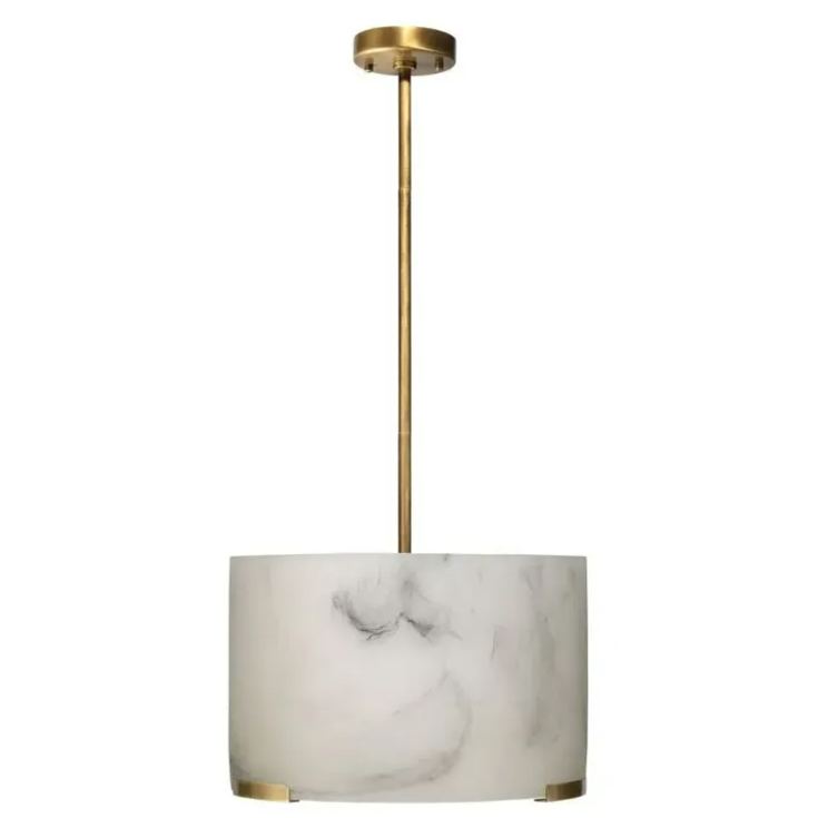 Alabaster Elancourt Pendant 17''W