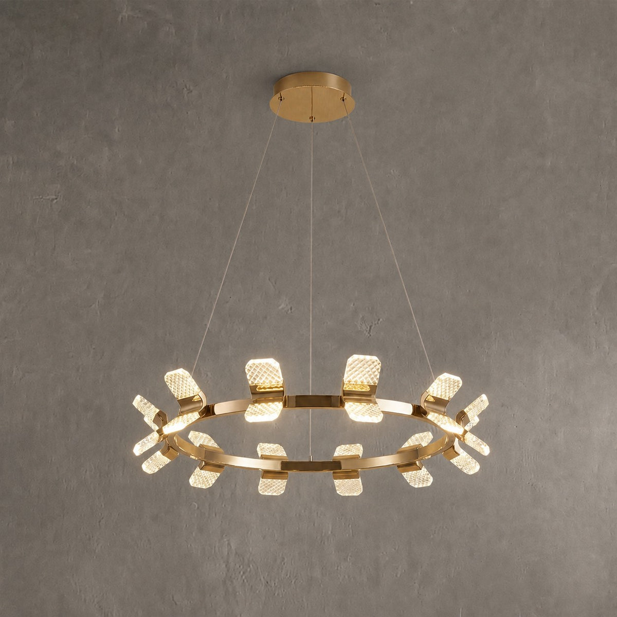 Isadora Modern Ring Chandelier 39"