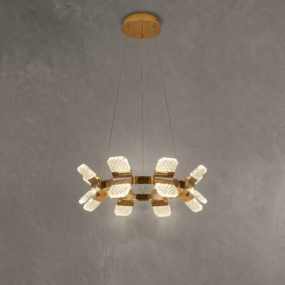 Isadora Modern Ring Chandelier 39"