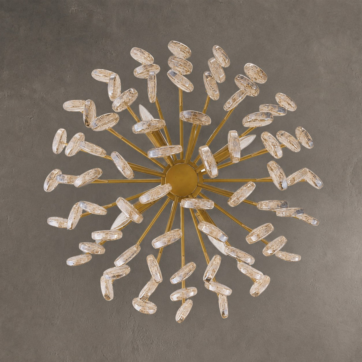Jacqueline Seedy Glass Chandelier