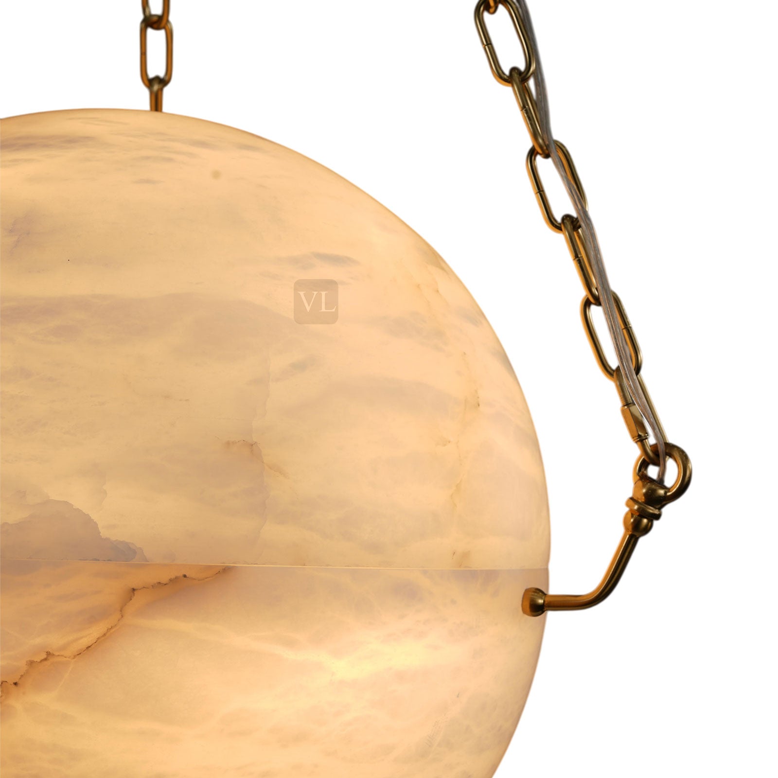 Zenobia Alabaster Suspension Lamp, Kitchen Island Pendant Lamp