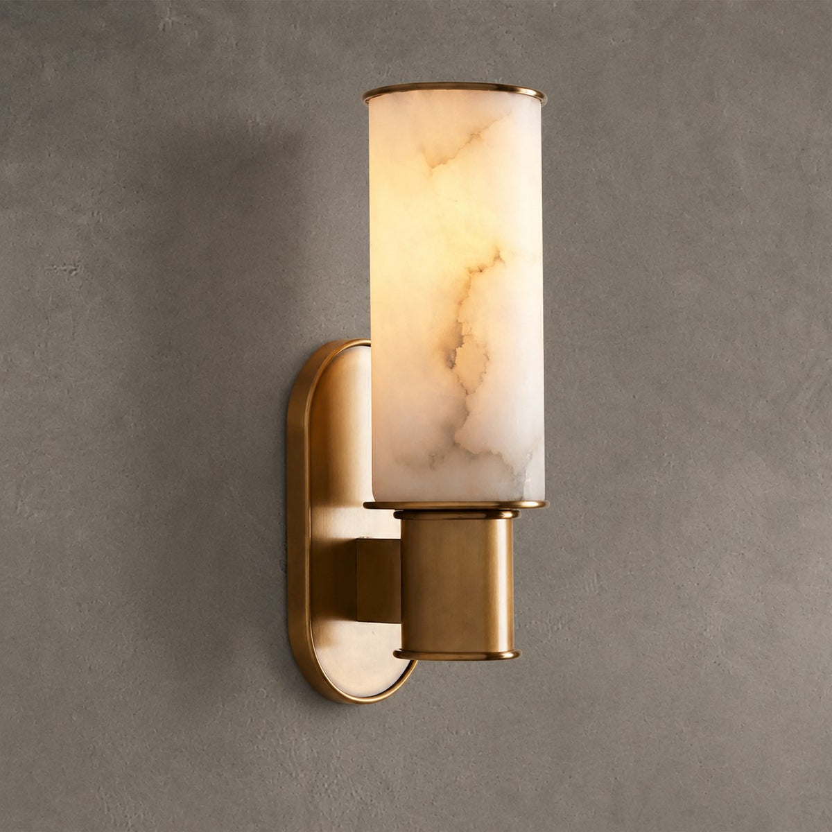Kelvridge Alabaster Wall Sconce