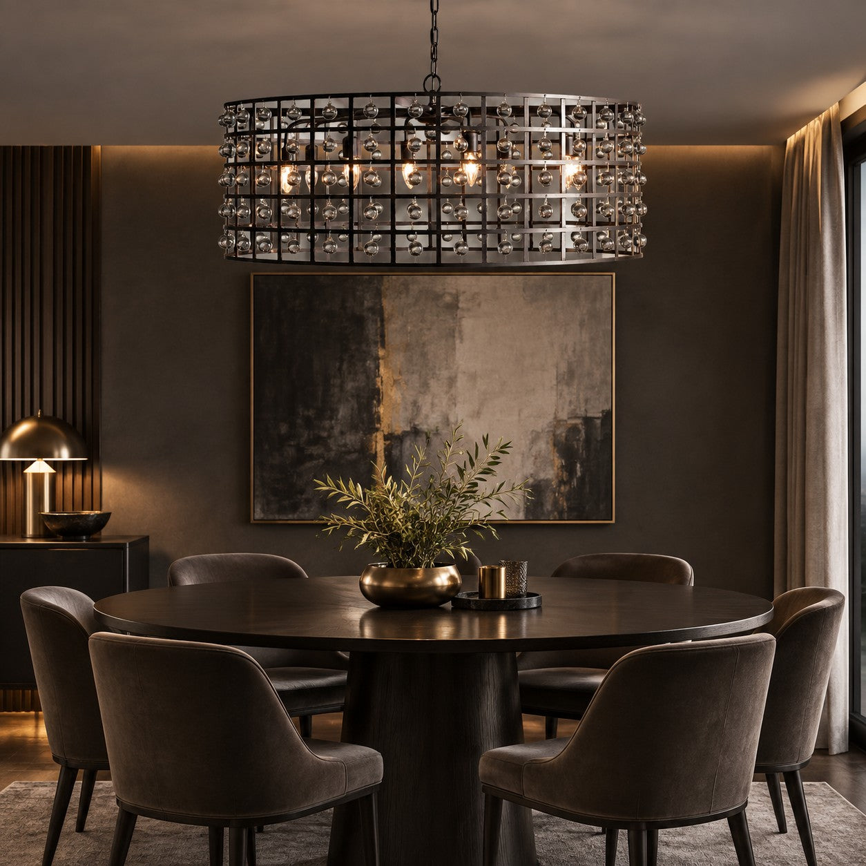 Ferrona Round Chandelier 6/8/12 Light