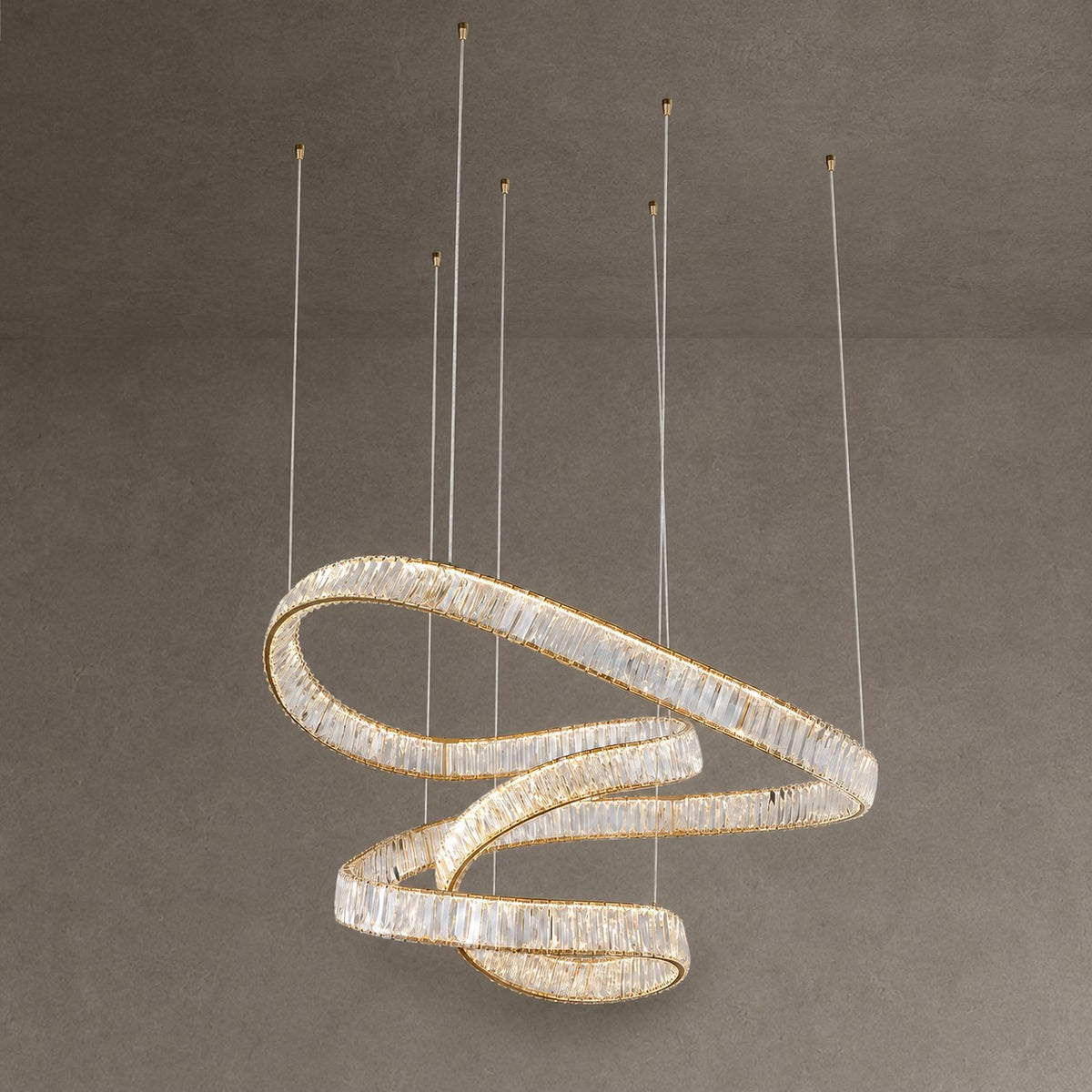 LED Rod Chandelier