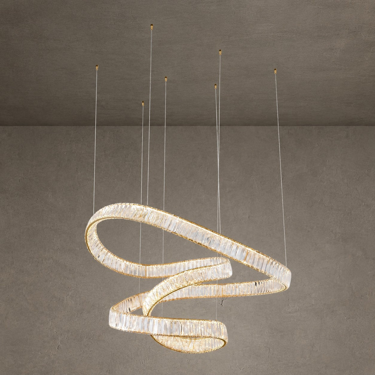 LED Rod Chandelier