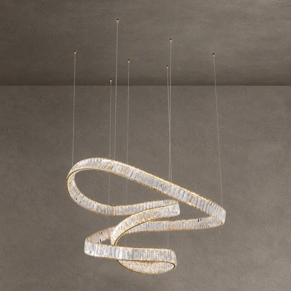 LED Rod Chandelier