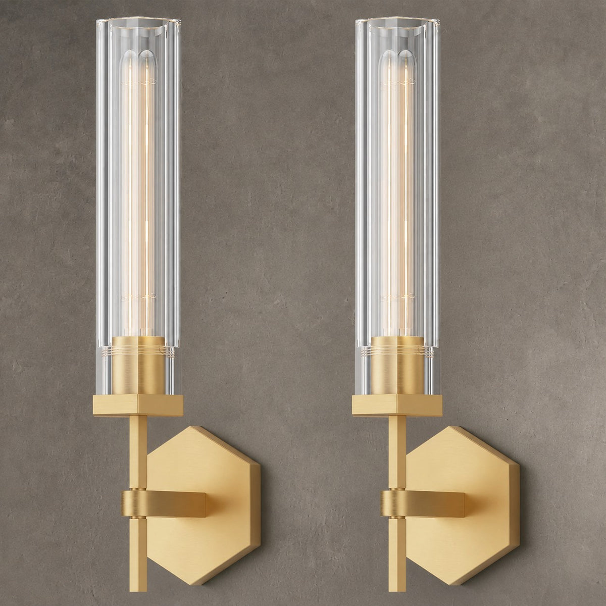 Lirael Hexagonal Grand Wall Sconce