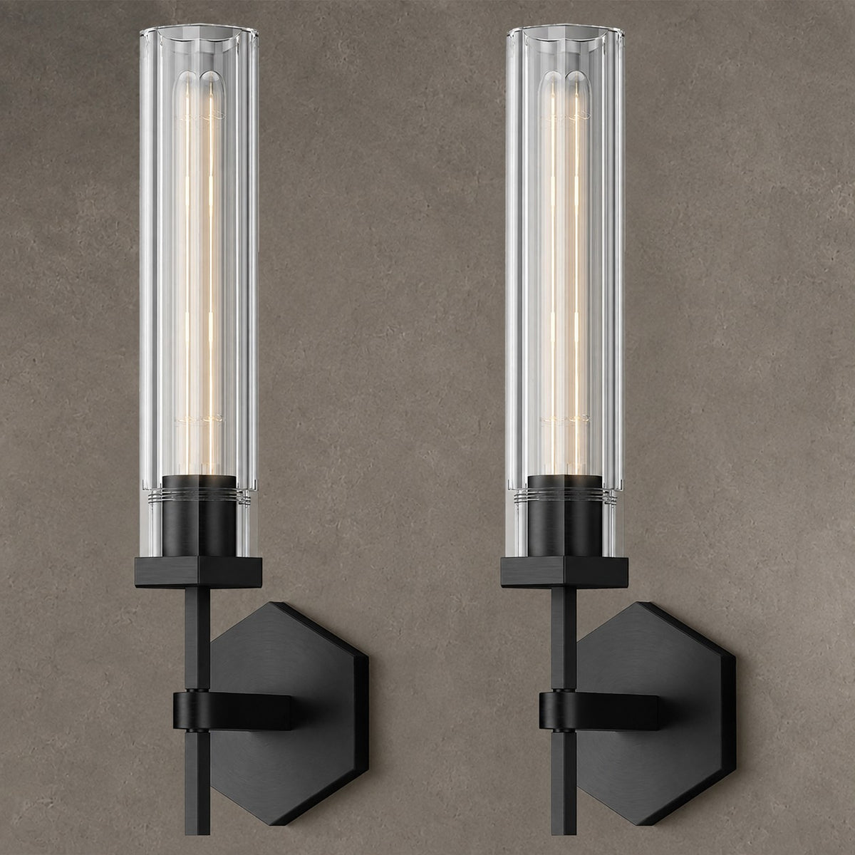 Lirael Hexagonal Grand Wall Sconce