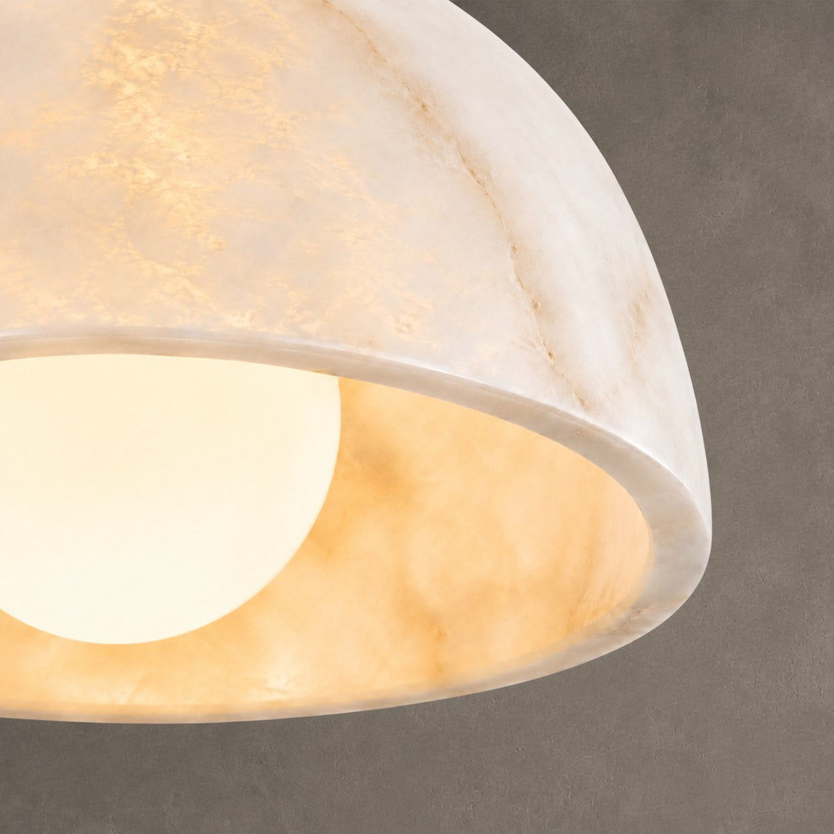 Pendant Light Dome Marble