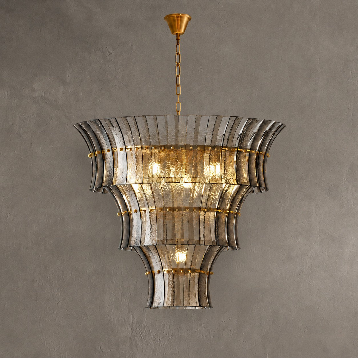 Chandelier Artisan Murano Style