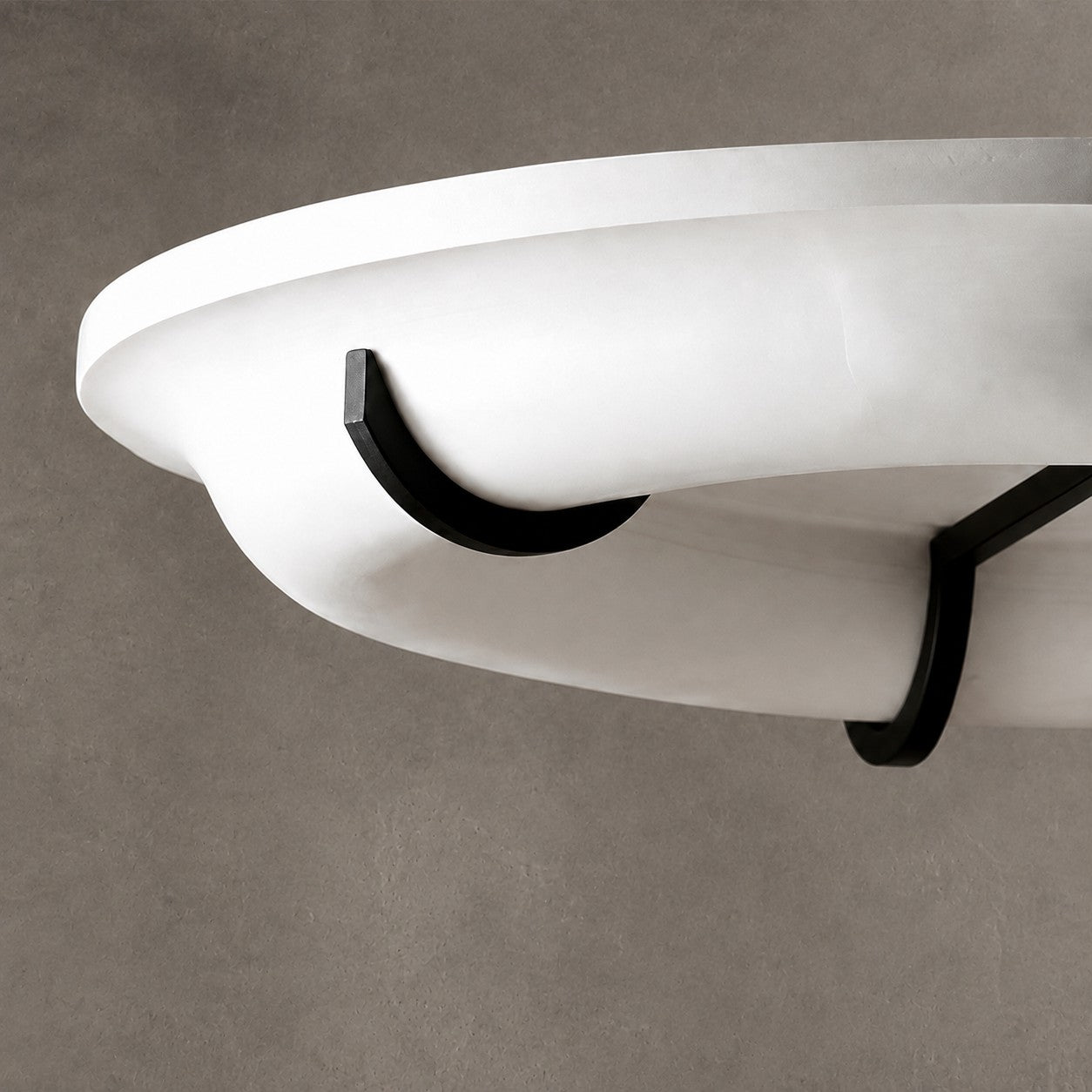 Chandelier Halo Drift Ring Plaster LED
