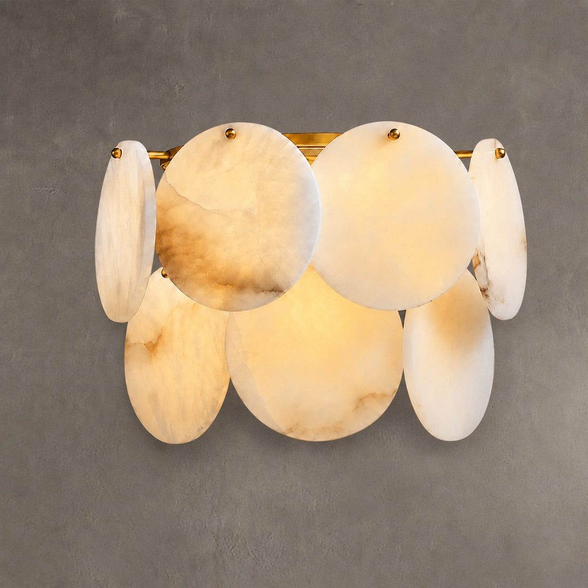 Wall Sconce  French Art Deco Spanish Alabaster