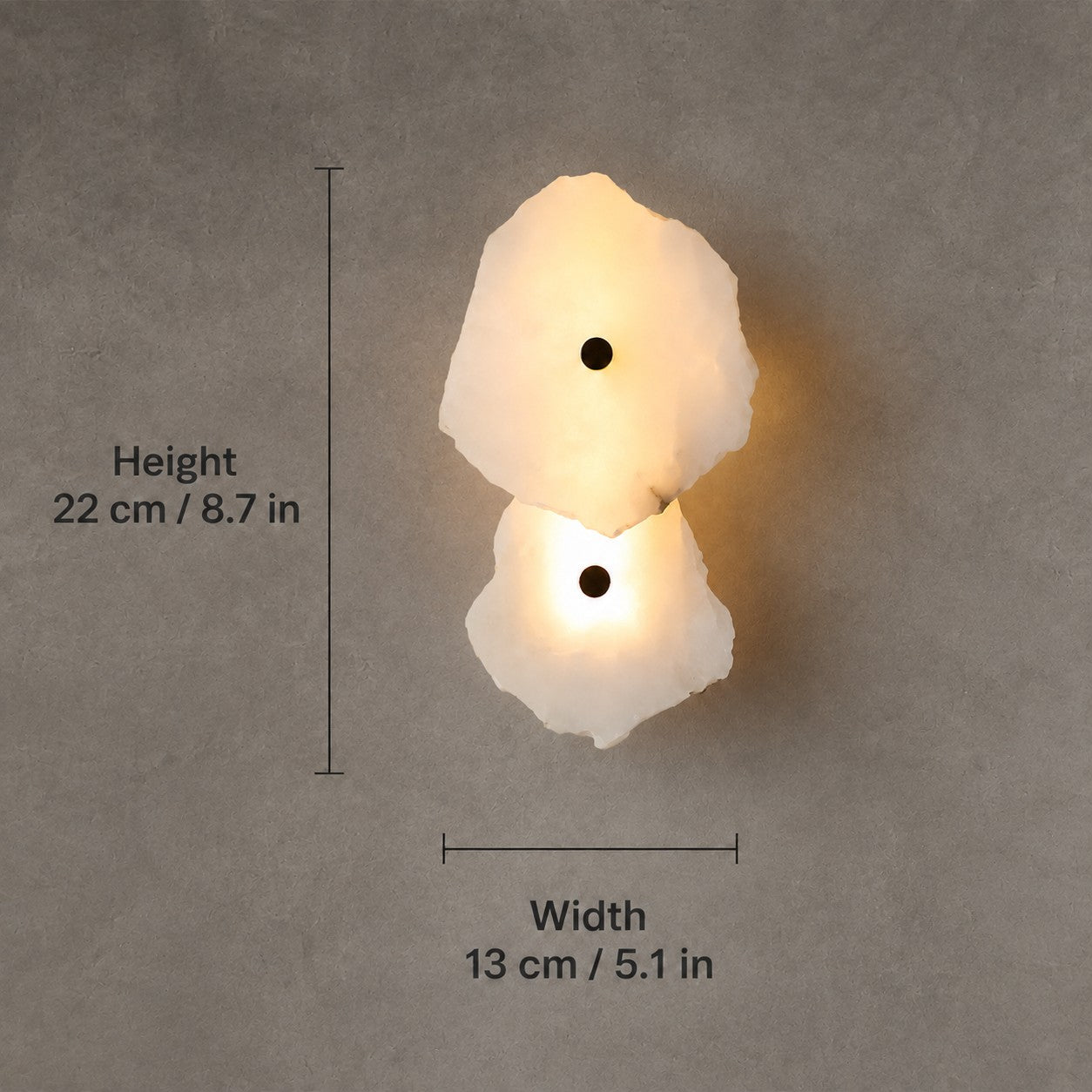 Wall Sconce  Spanish Alabaster Organic Modern