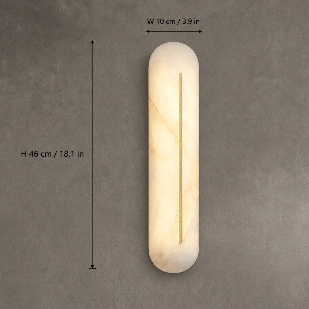 Valora  Living Room Wall Sconce  Spanish Alabaster Minimalist