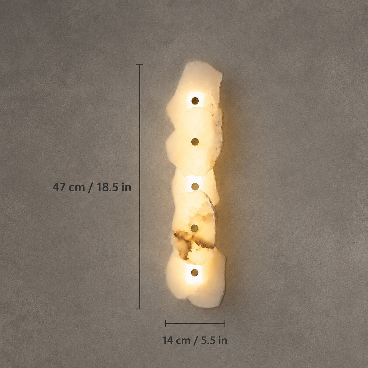 Wall Sconce  Spanish Alabaster Organic Modern