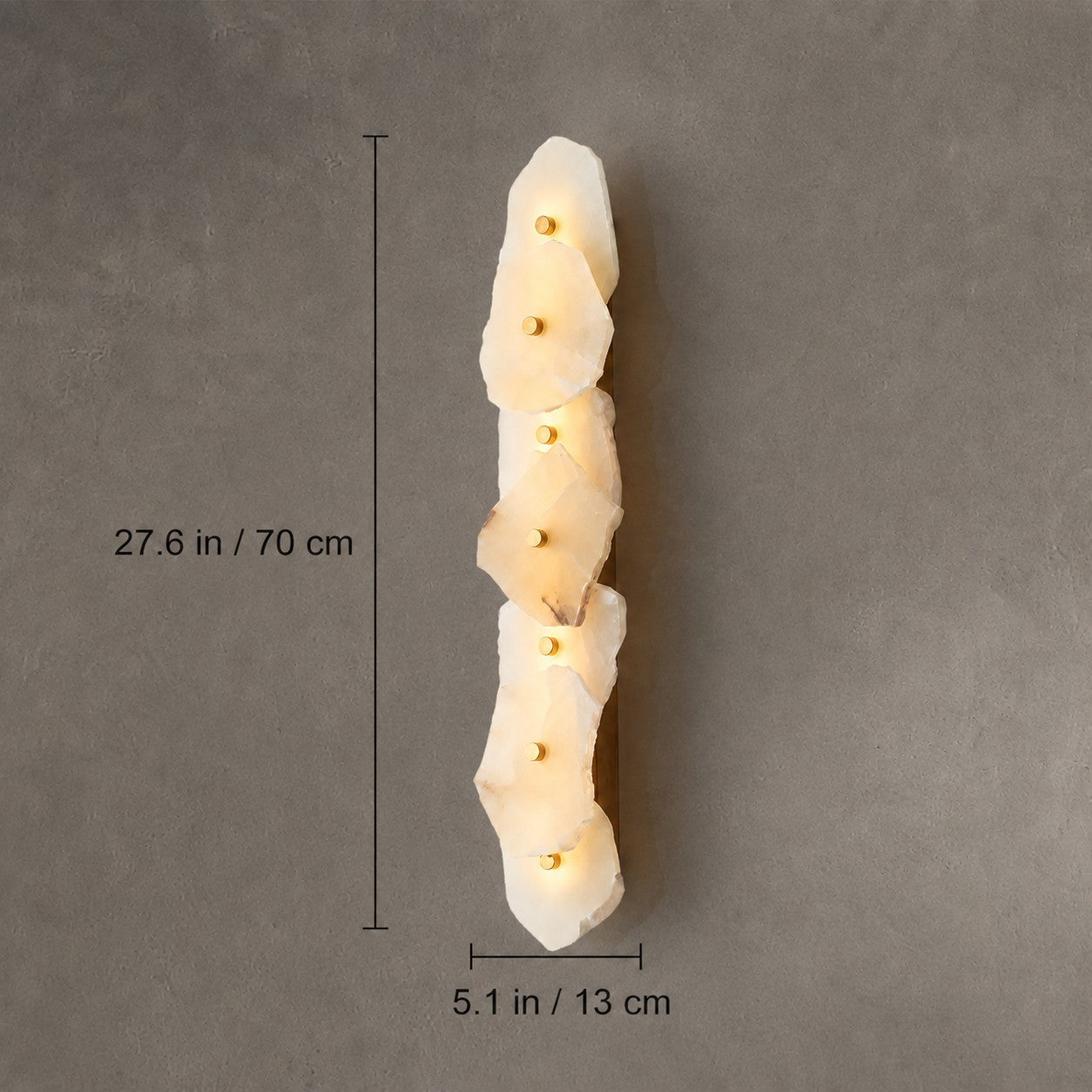 Wall Sconce  Spanish Alabaster Organic Modern
