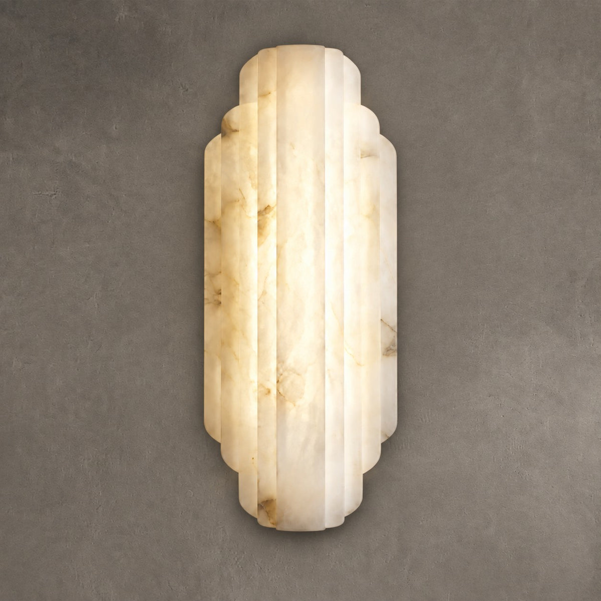 Arcelis  Living Room Wall Sconce  Spanish Alabaster Art Deco