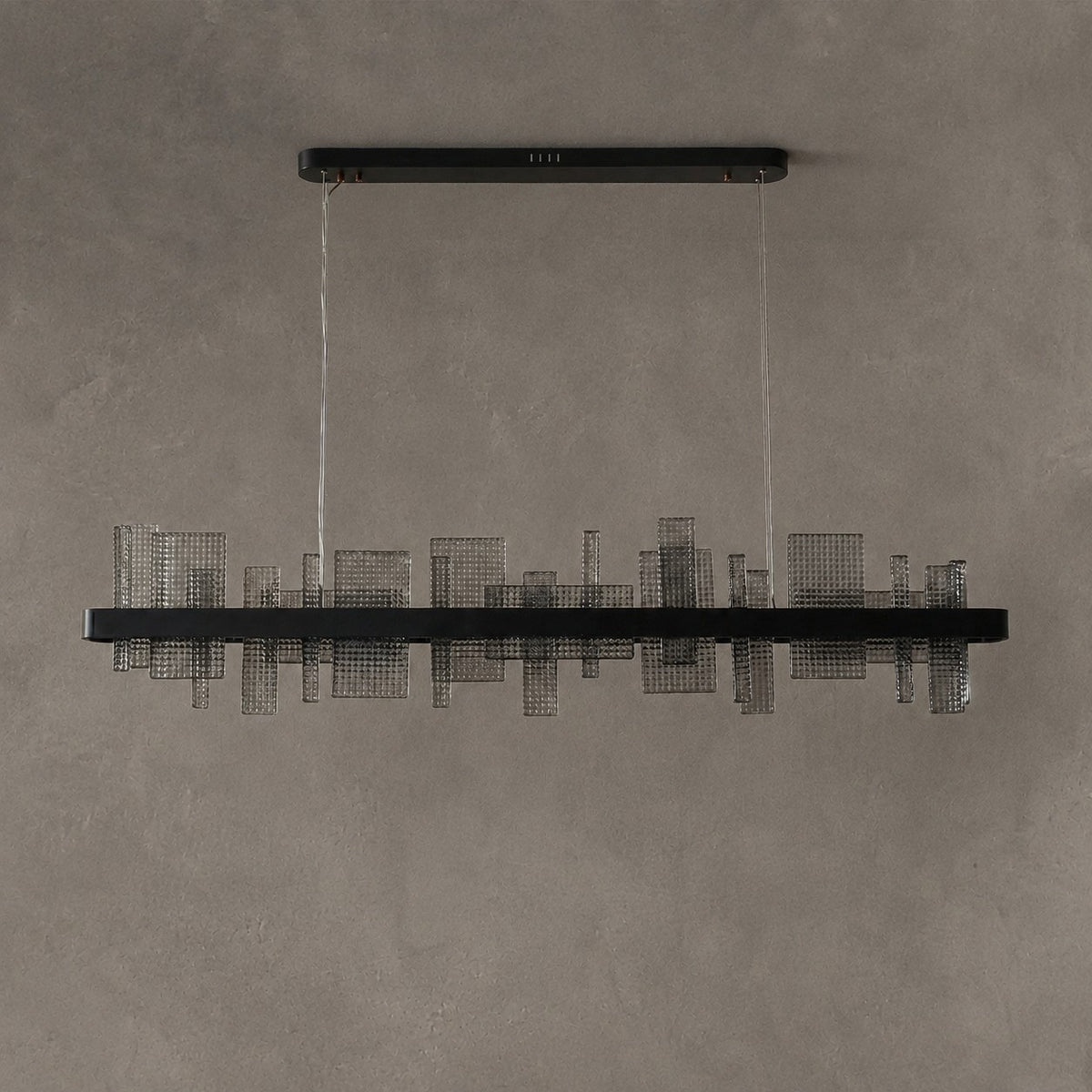 Lyra Round Glass Chandelier