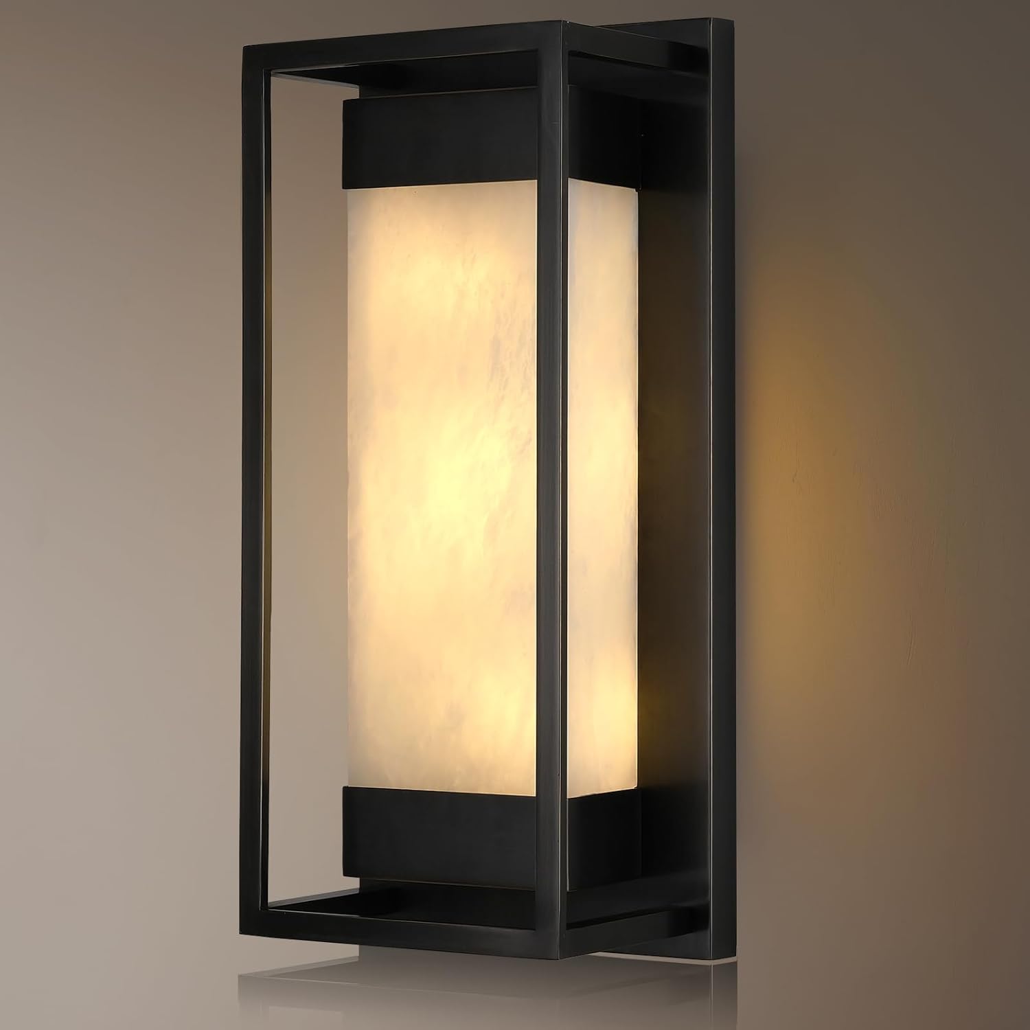 Maurizio Alabaster Square-Shaped Wall Sconces - view 7