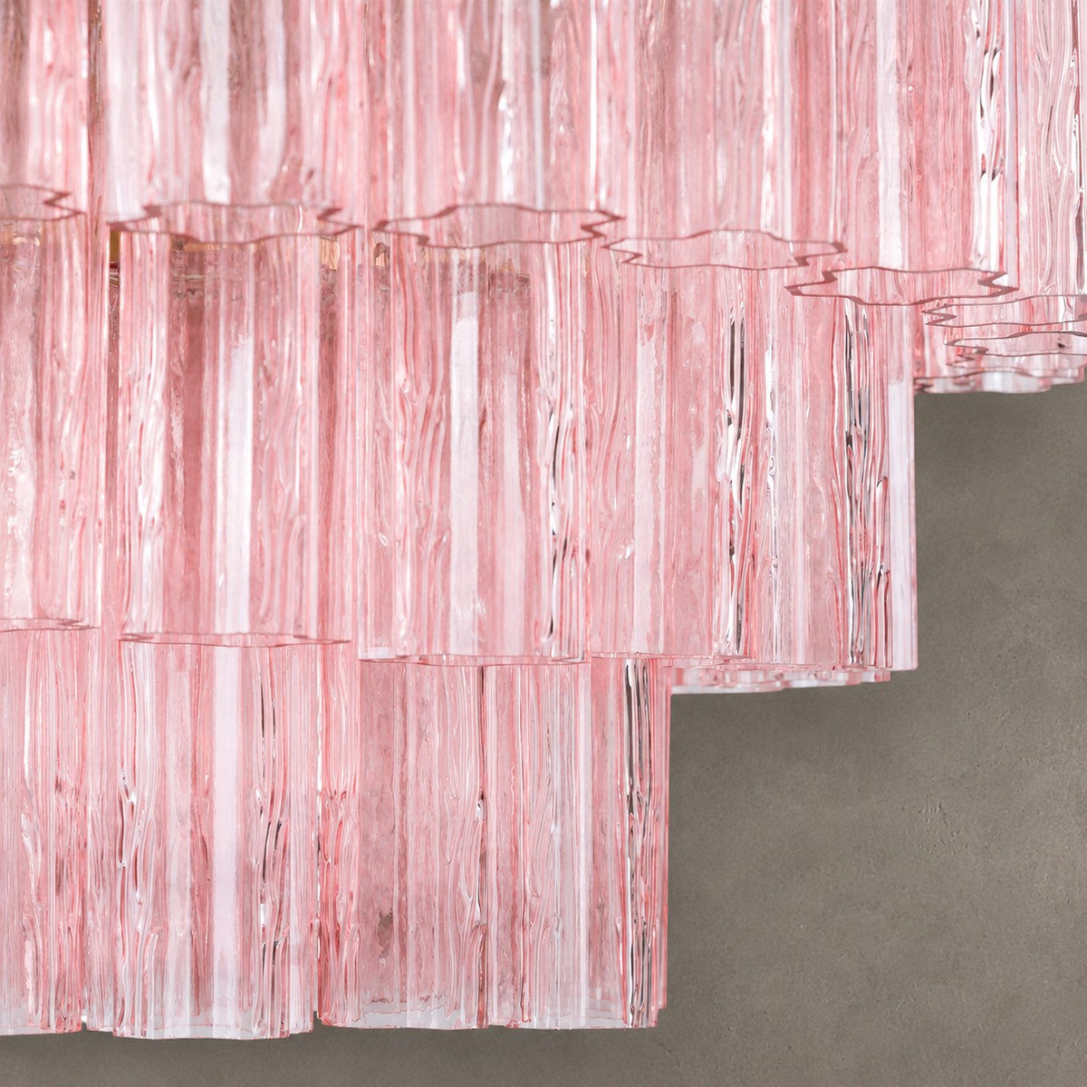 reviso Murano Fluted Glass Chandelier 28″