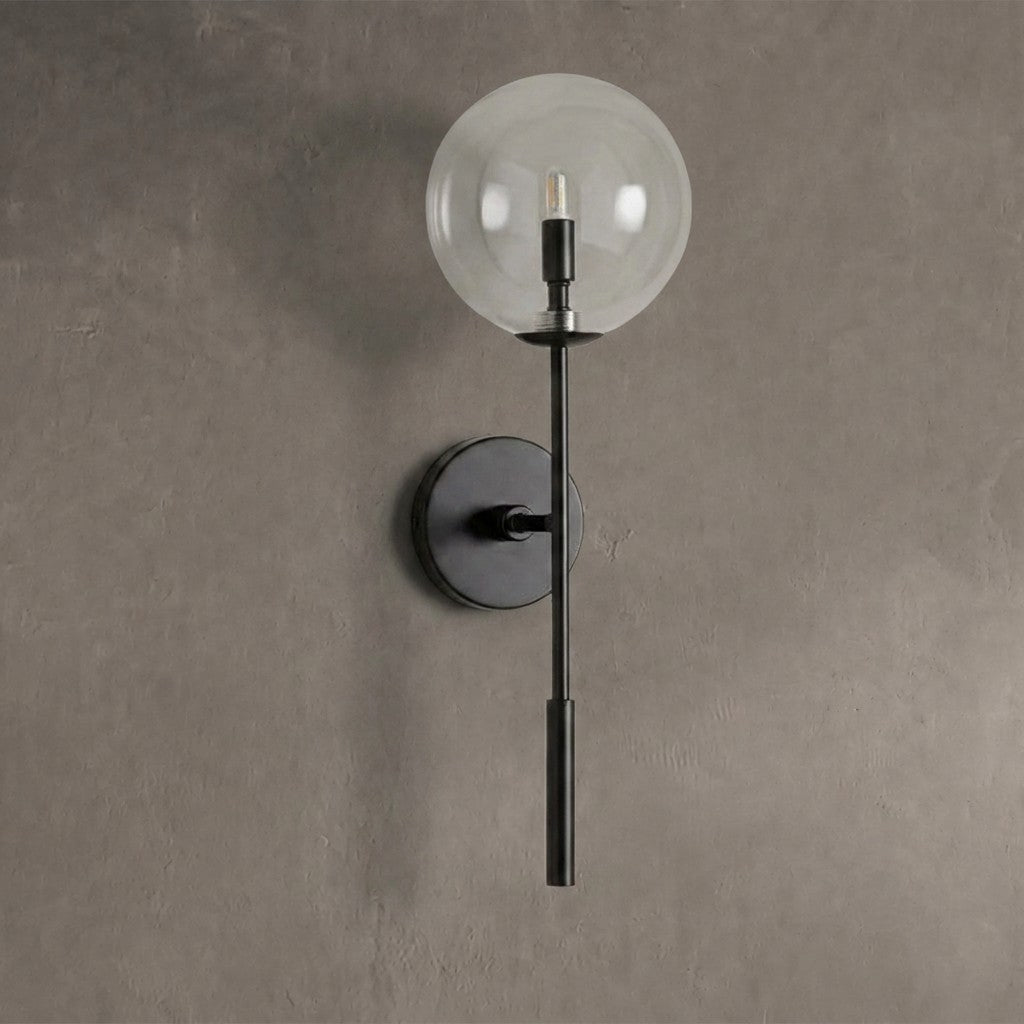 Astraline Glass Ball Wall Sconce