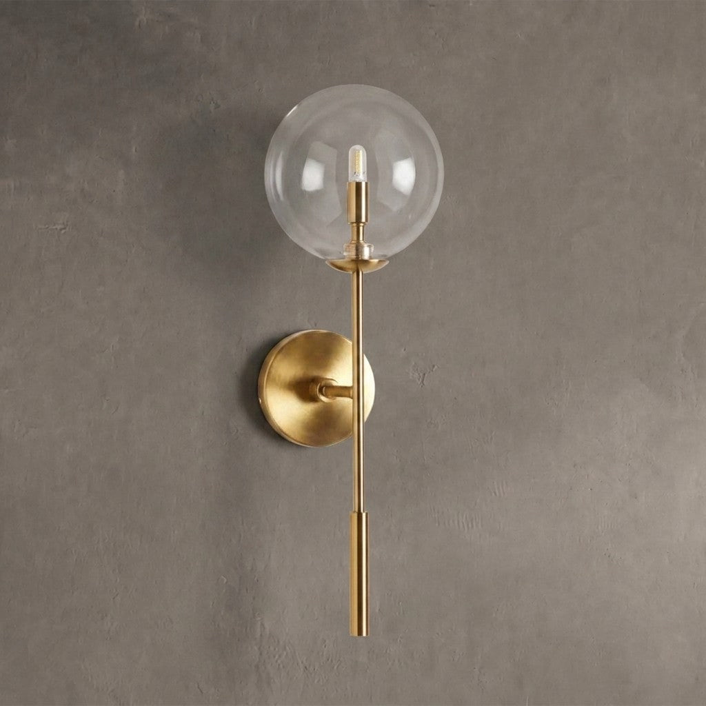 Astraline Glass Ball Wall Sconce