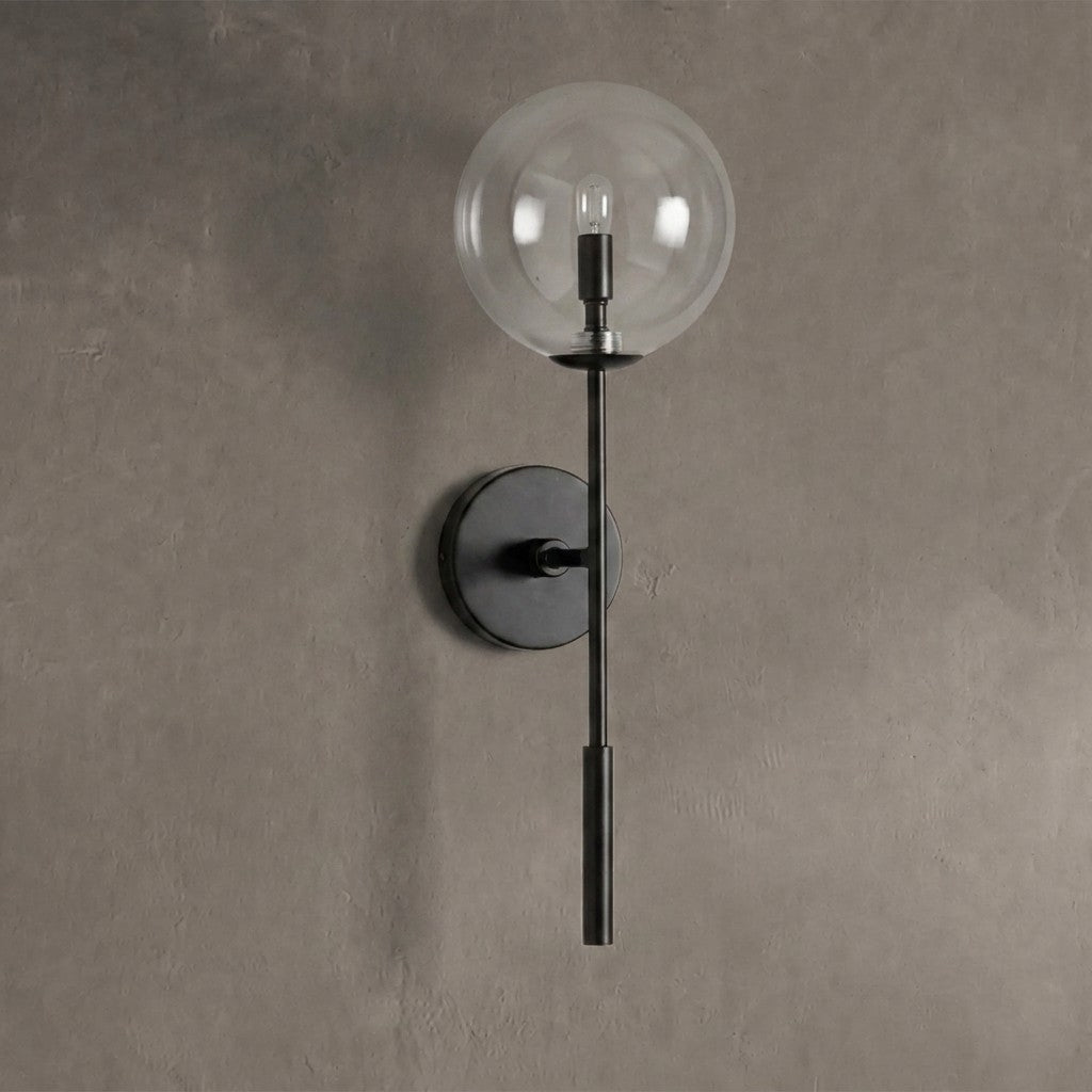 Astraline Glass Ball Wall Sconce