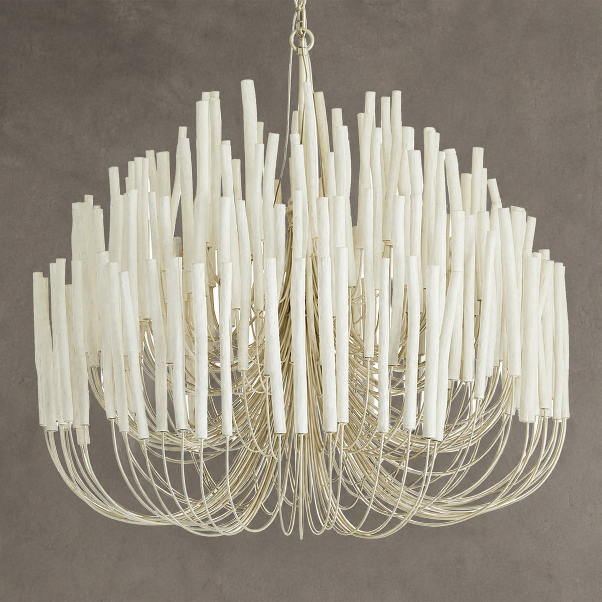 Modern Art Design 5/6-Light Modern Branch Modeling Chandelier in White/Black