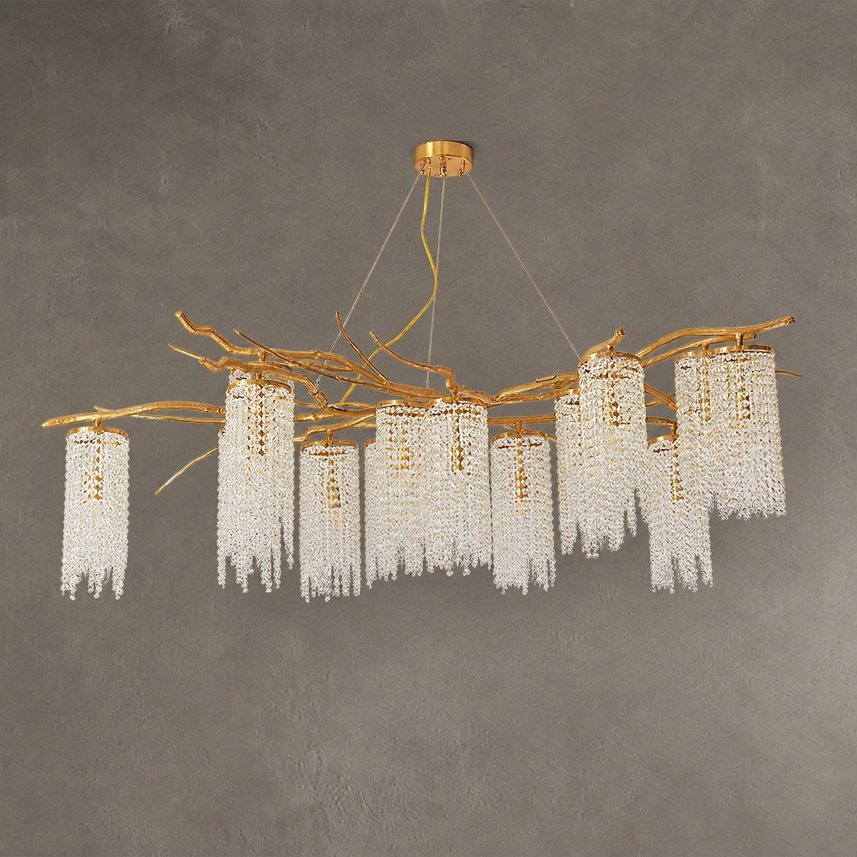 Modern Art Glass Crystal Chandelier