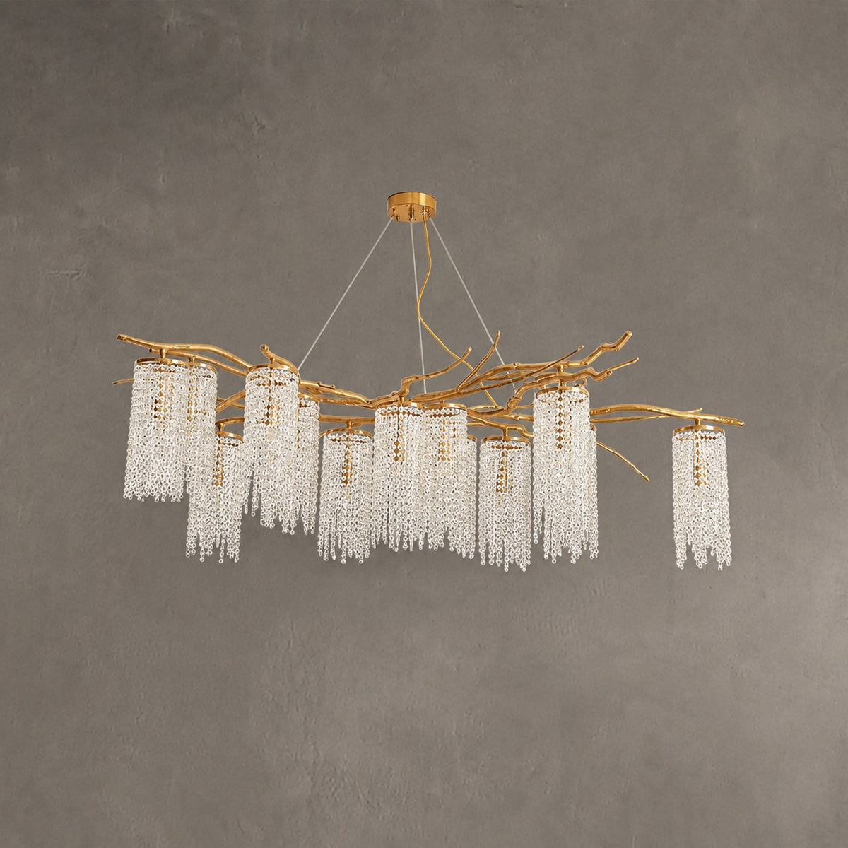 Modern Art Glass Crystal Chandelier