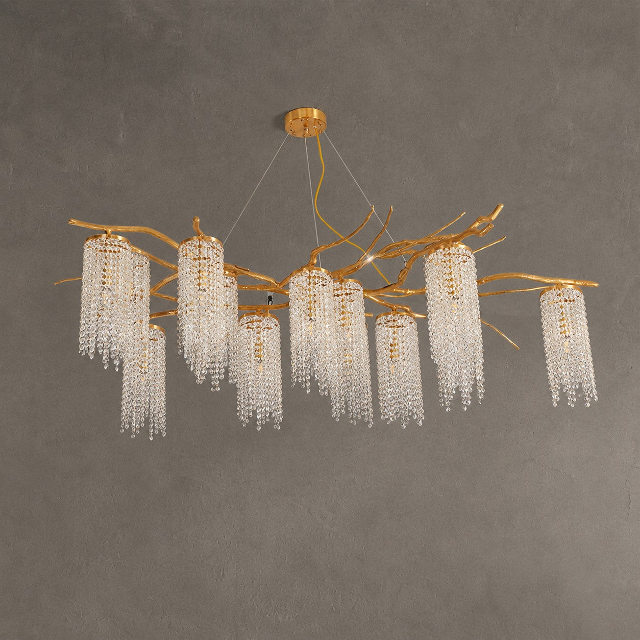 Modern Art Glass Crystal Chandelier