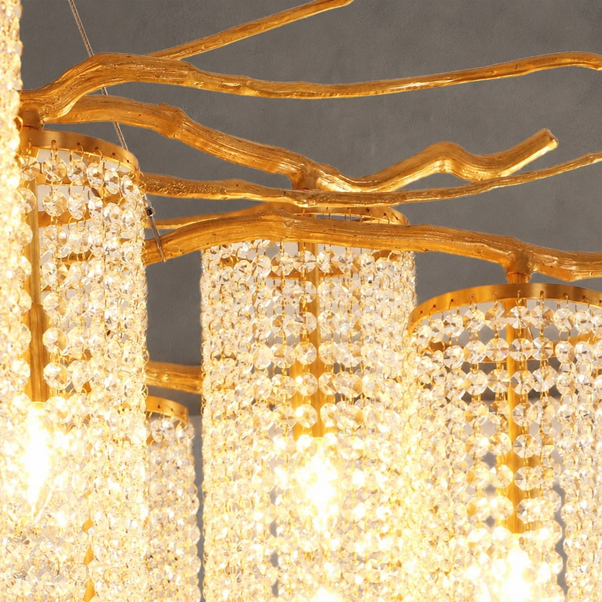 Modern Art Glass Crystal Chandelier