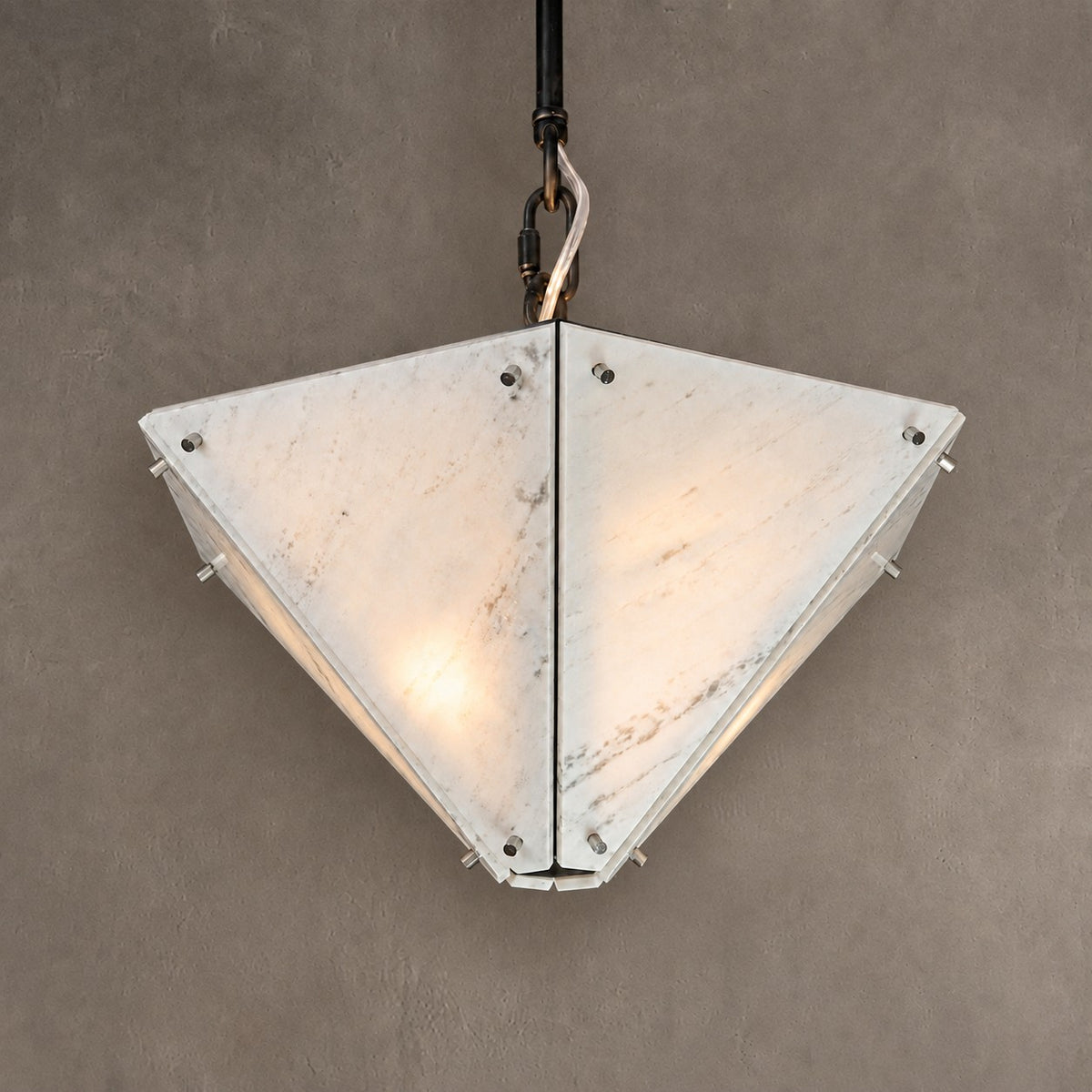 Modern Faceted Luxury stone Chandelier
