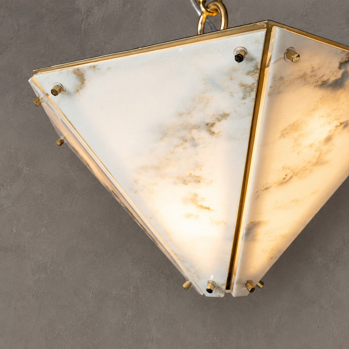 Modern Faceted Luxury stone Chandelier