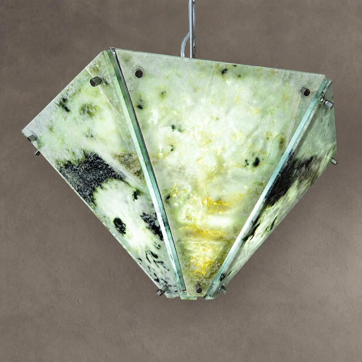 Modern Faceted Luxury stone Chandelier