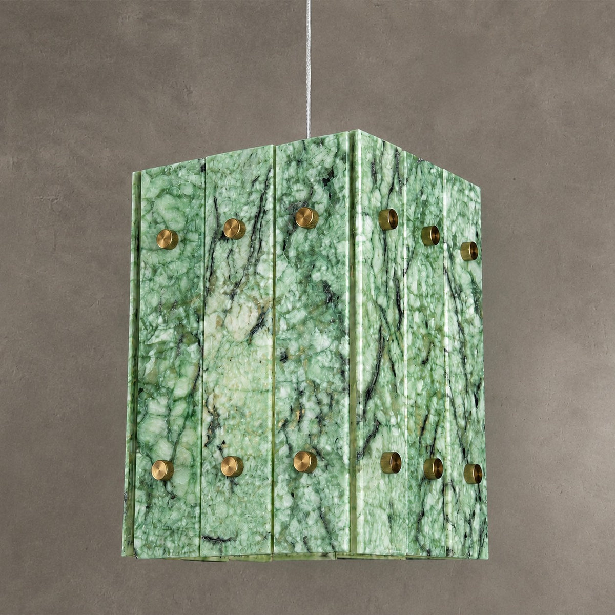Modern Faceted Luxury stone Pendant Light