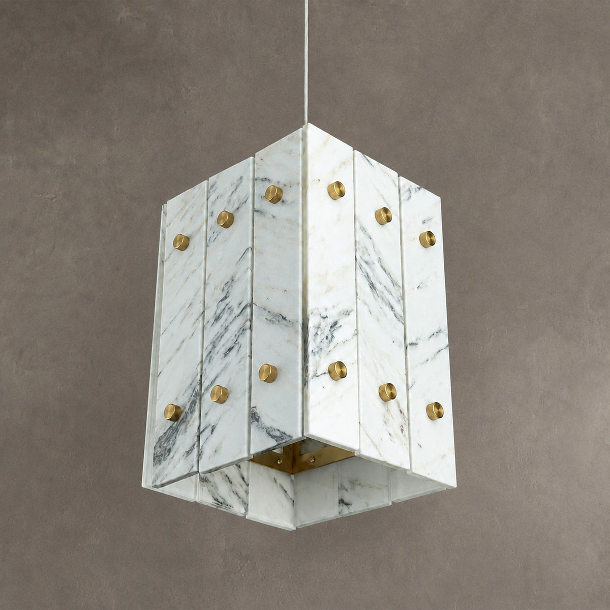 Modern Faceted Luxury stone Pendant Light