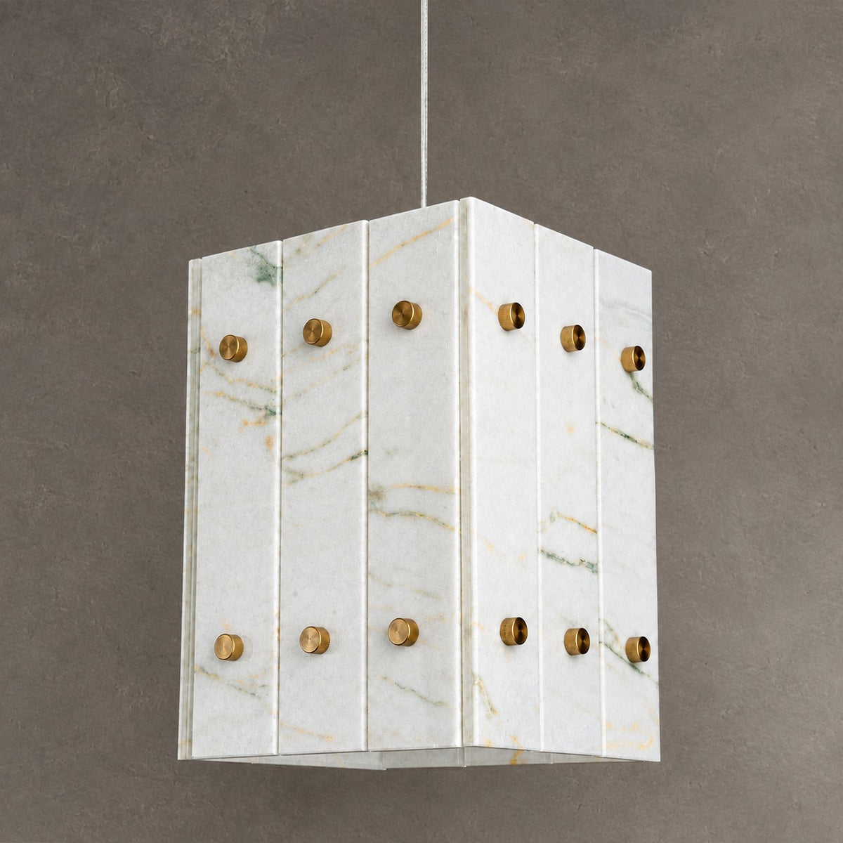 Modern Faceted Luxury stone Pendant Light