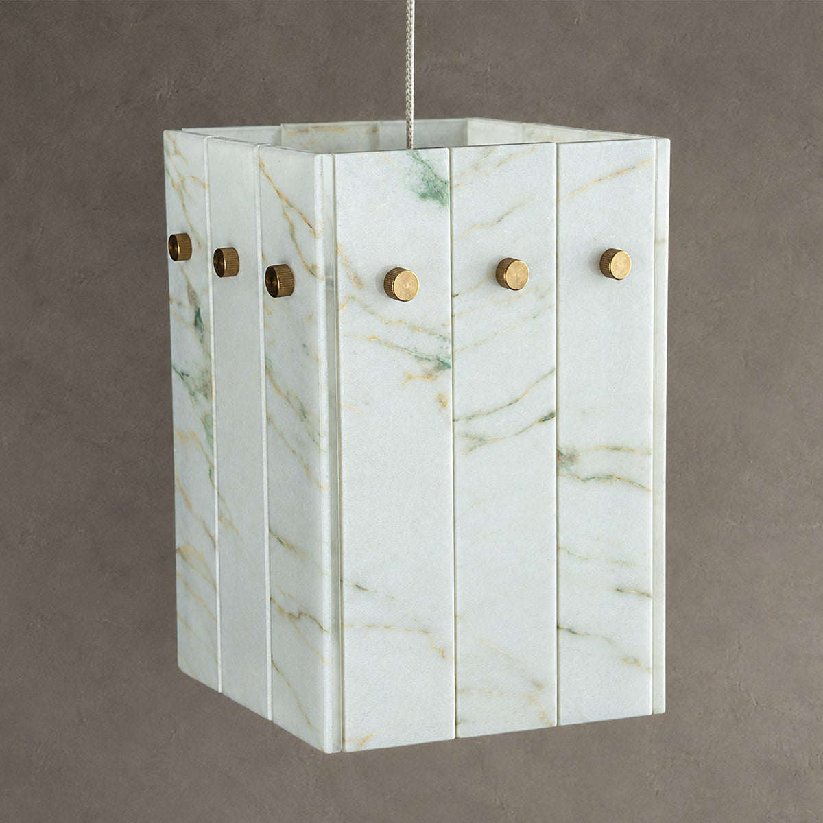 Modern Faceted Luxury stone Pendant Light