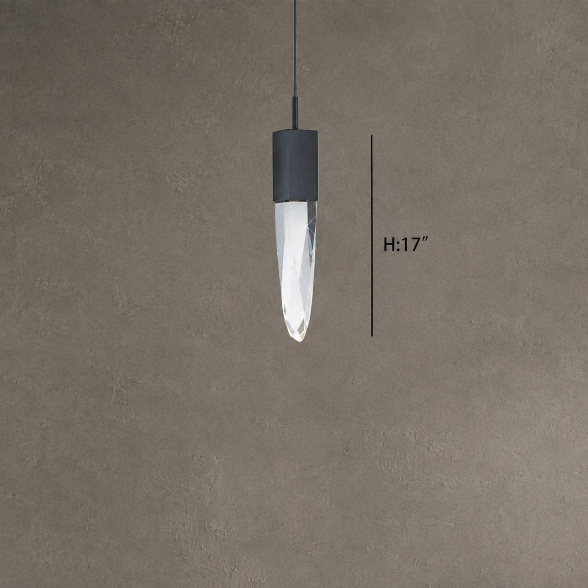 Modern Light Luxury Round/Rectangle Ceiling Pendant Light in Black Finish for Kitchen Island/ Staircase/Living Room