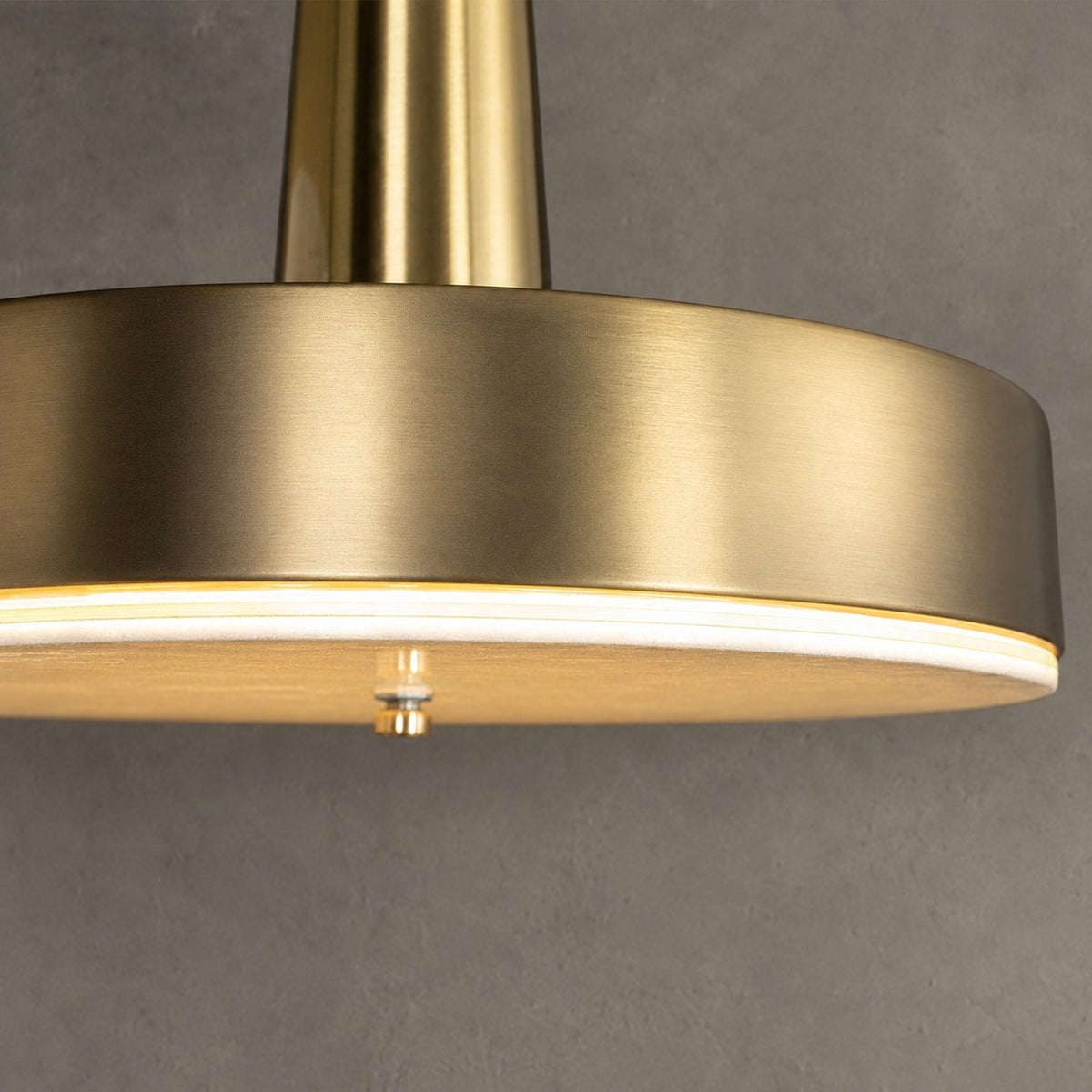 Modern Luxury Stone LED Disc Pendant Chandelier