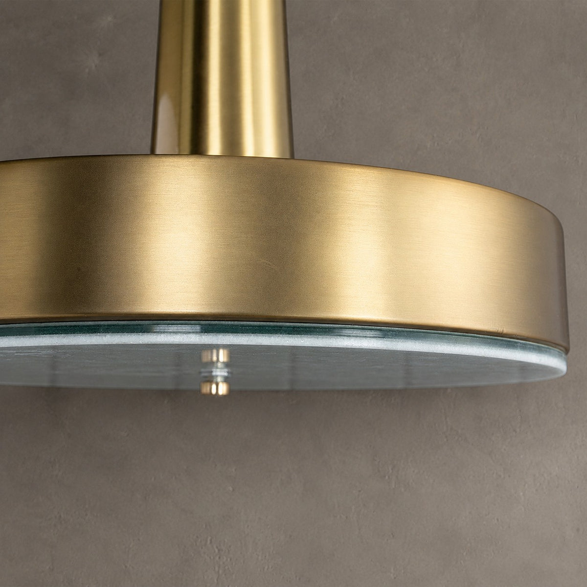 Modern Luxury Stone LED Disc Pendant Chandelier