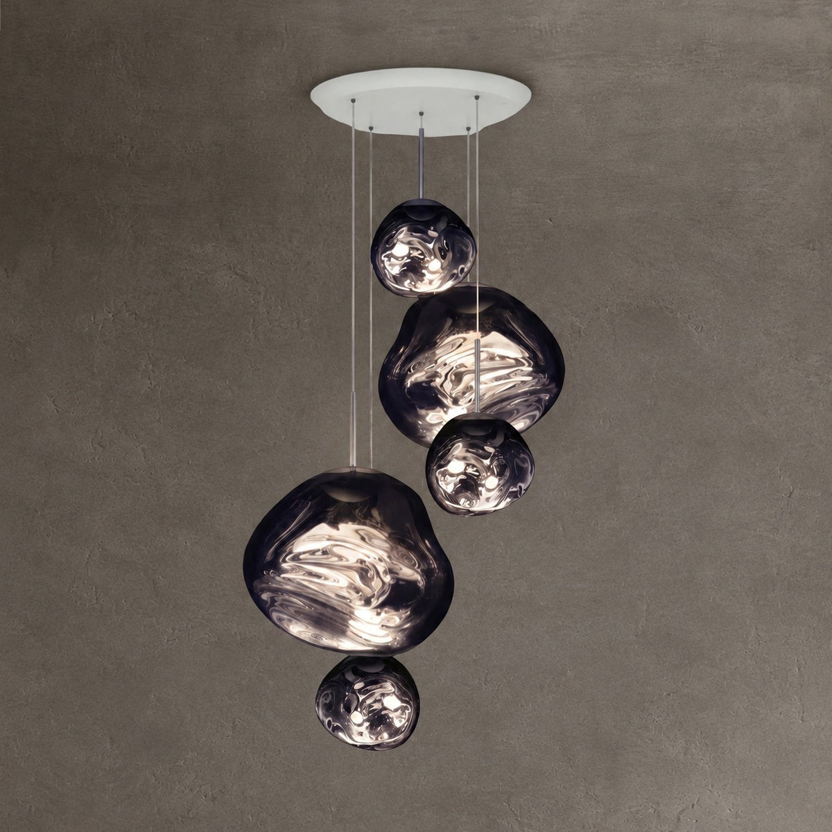 Modern Rock Glass Special Shape Pendant Lighting