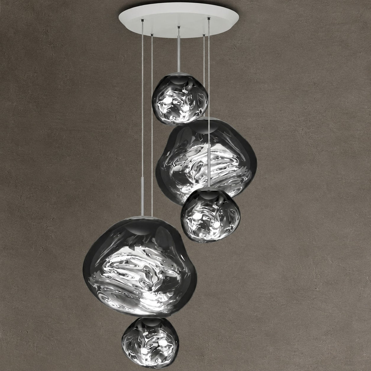 Modern Rock Glass Special Shape Pendant Lighting