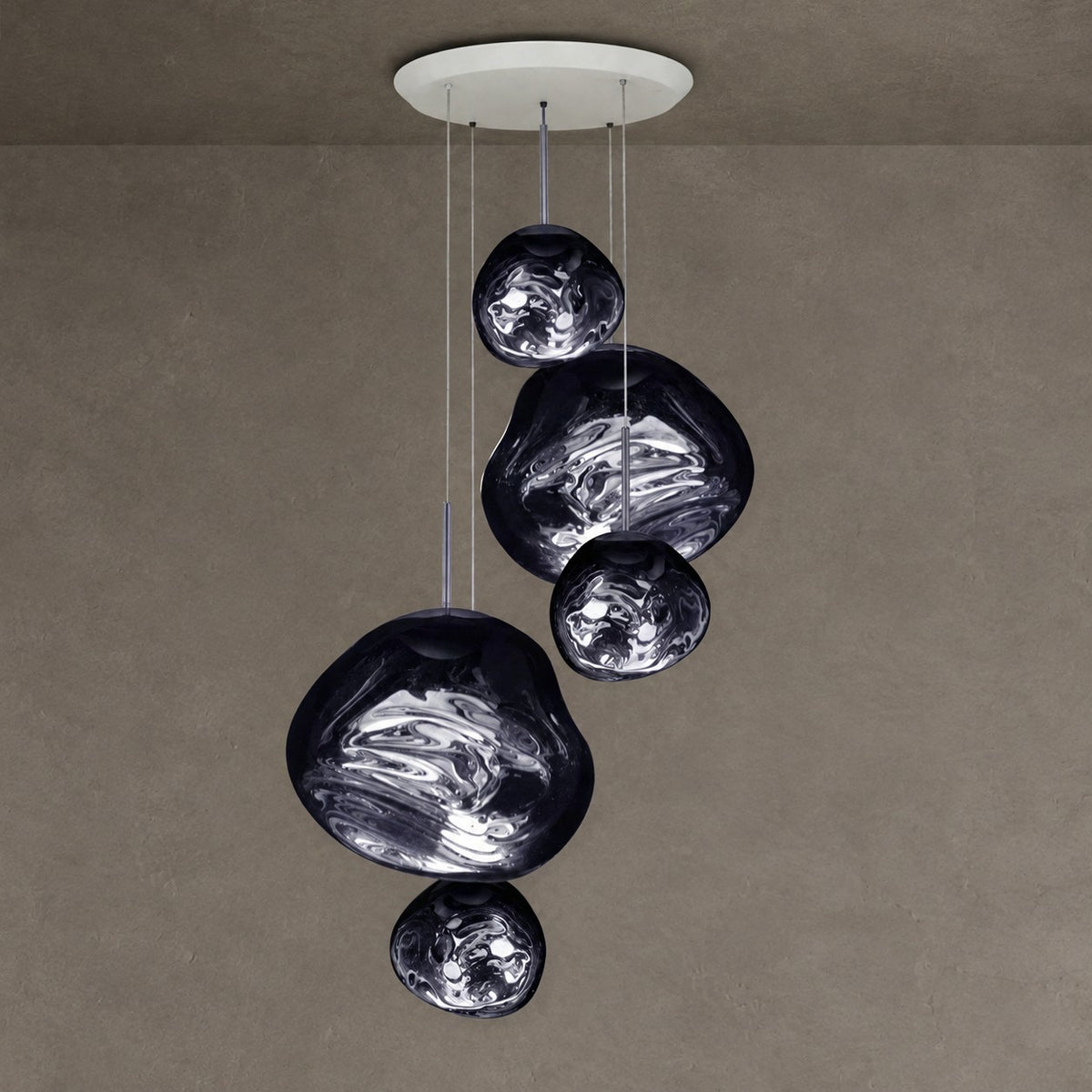 Modern Rock Glass Special Shape Pendant Lighting